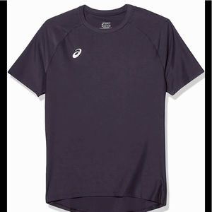 ASICS  Men’s Compression Short Sleeve Shirt 2081A019 (Gray) Large- New!